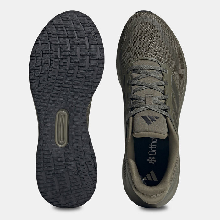 اديداس حذاء الجري رنفالكون 5 للرجال أخضر image number 4