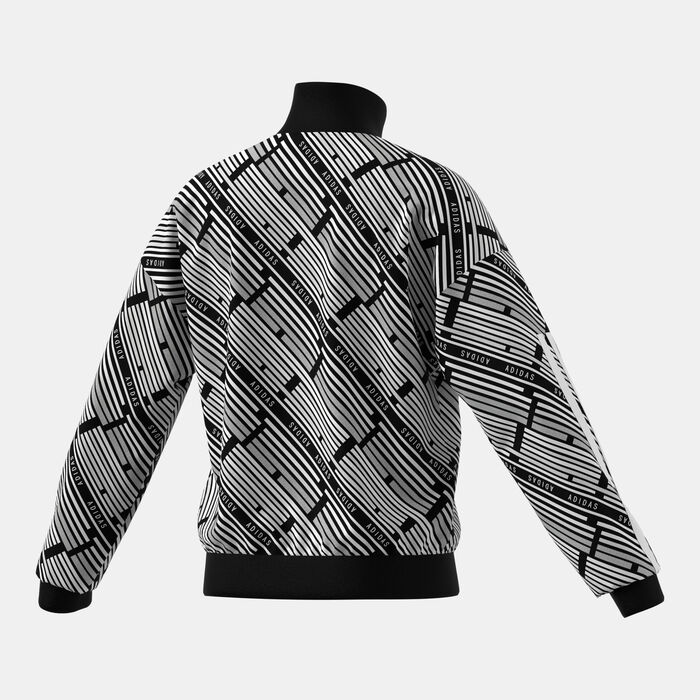 اديداس جاكيت إميرجينغ هارموني تيرو تراك للأطفال أسود image number 1