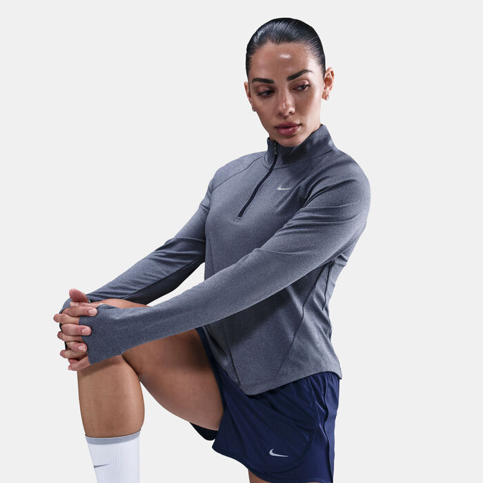 نايكي تيشيرت الجري تيمبو دراي-فت للنساء أزرق image number 4