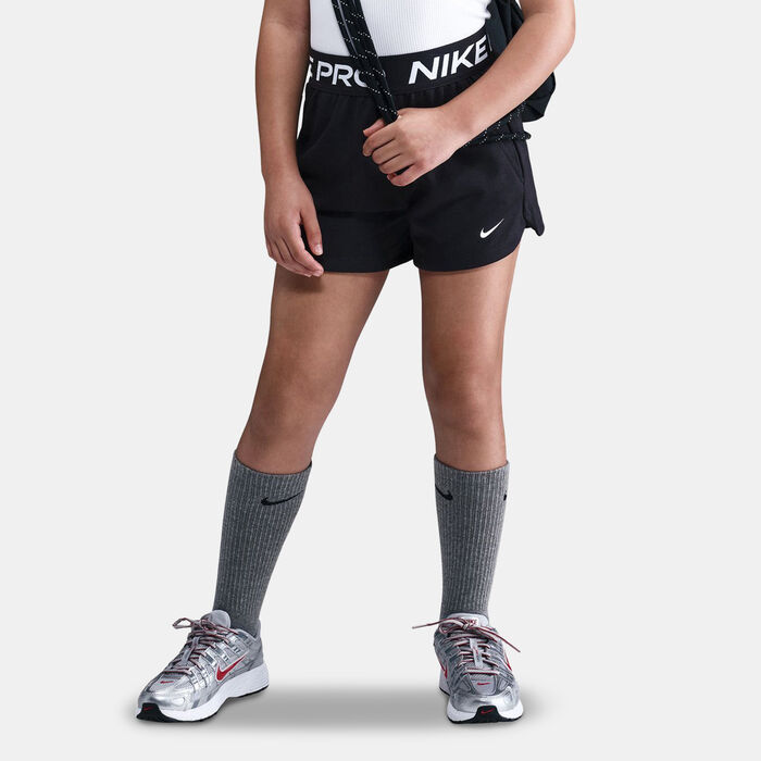 نايكي شورت برو فليس دراي-فت للأطفال أسود image number 0