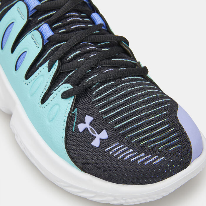 اندر ارمر حذاء كرة السلة UA فلو بريك ثرو 4 ستارت اوف سيزون للنساء أزرق image number 5