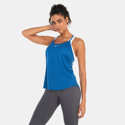 نايكي تيشيرت دراي-فت ون ايلاستيك تانك للنساء أزرق