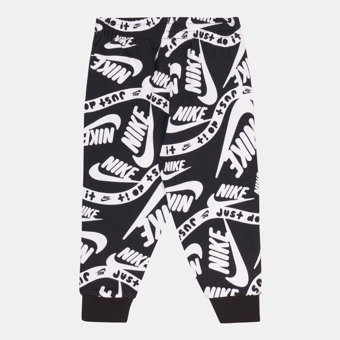 نايكي بنطال براند مارك بيسك للاطفال الصغار أسود image number 1