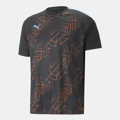 بوما تيشيرت كرة القدم تيم ليجا جرافيك للرجال أسود