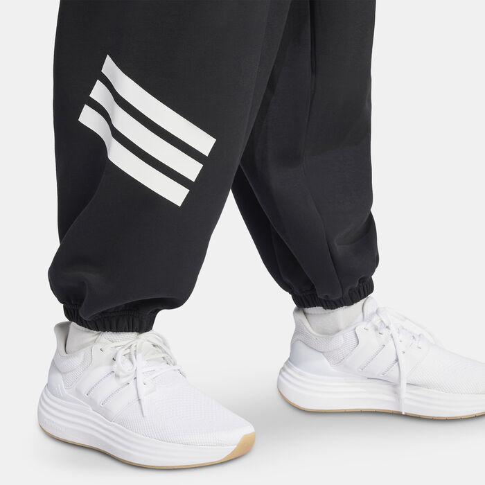 اديداس بنطال فيوتشر ايكونز 3-ستريبس باراشوت أسود image number 4