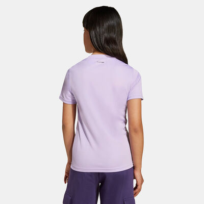 اديداس تيشيرت أنيمال جرافيك للأطفال بنفسجي