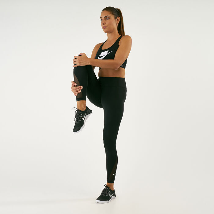 نايكي بنطال ضيق (ليقنز) ون 7/8 للنساء أسود image number 2