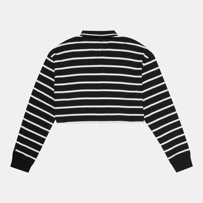 فانس قميص بولو رجبى ديزني باد أبل كروب للنساء أسود