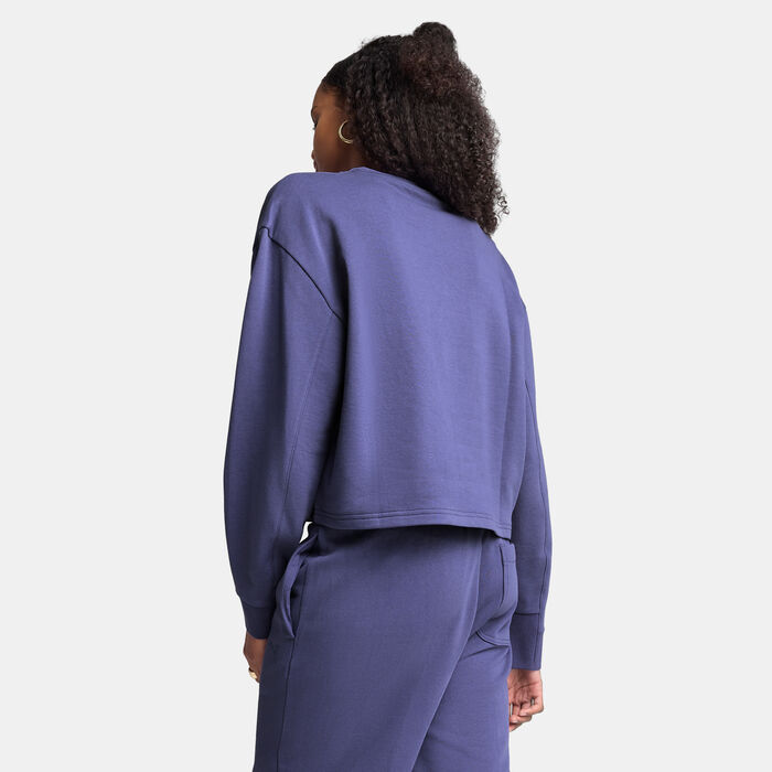 بوما سويت شيرت هير للنساء بنفسجي image number 1