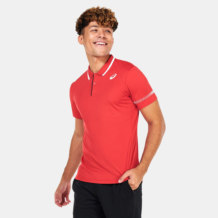 اسيكس تيشيرت كورت للرجال أحمر image number 0