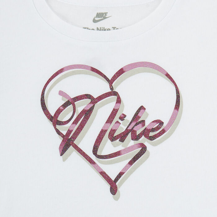 نايكي تيشيرت سووش أون بوينت جرافيك للأطفال أسود image number 2