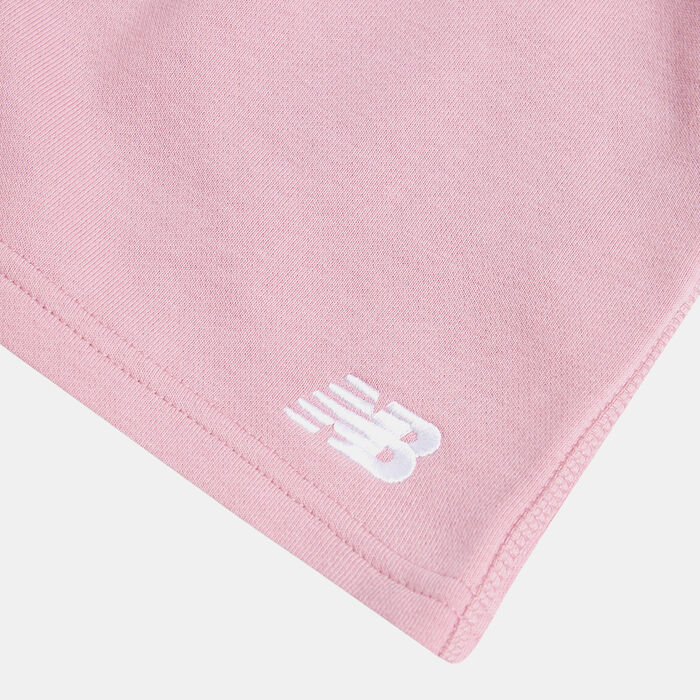 نيو بالانس ليقنز ستاكد لوجو للأطفال وردي image number 2