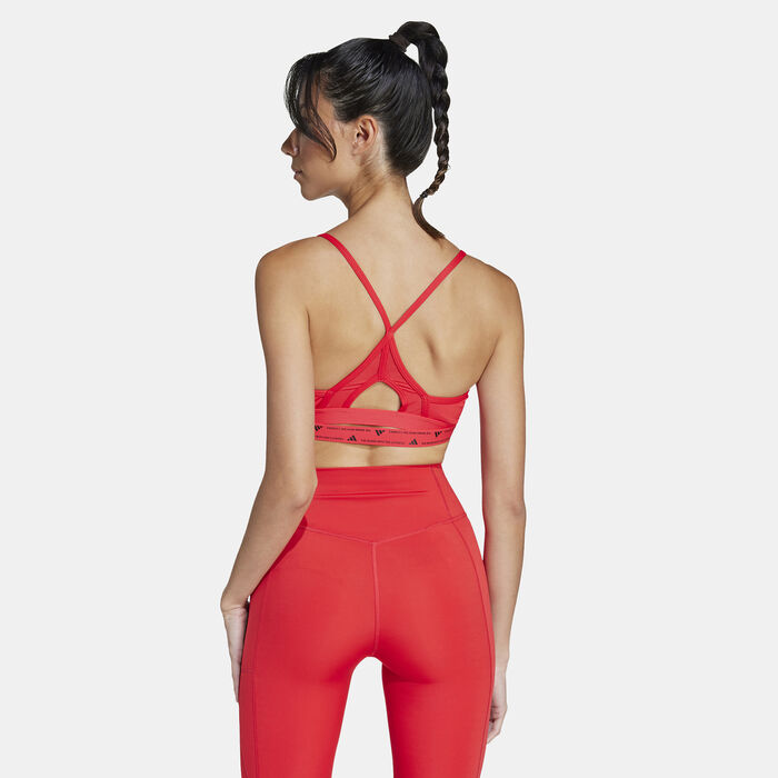 اديداس صدرية رياضية للتمرين إيروريأكت لايت-سبورت للنساء برتقالي image number 1