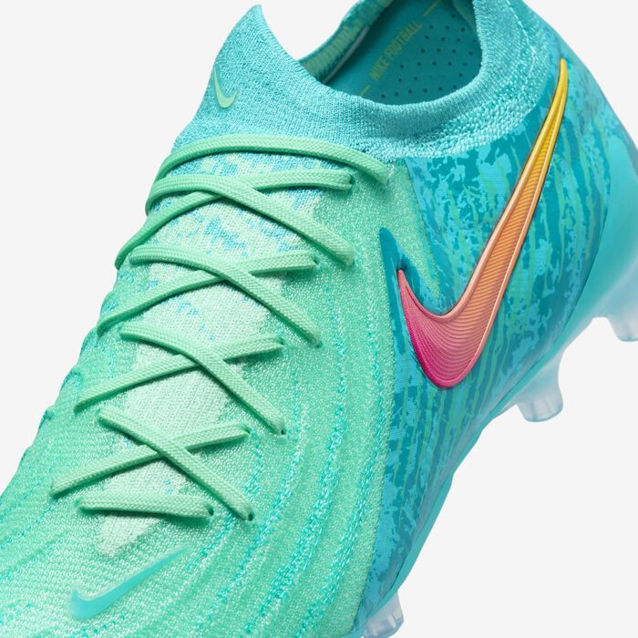 نايكي فانتوم GX 2 ايليت LV8 حذاء كرة القدم لو-توب لملاعب العشب الصناعي أخضر image number 7