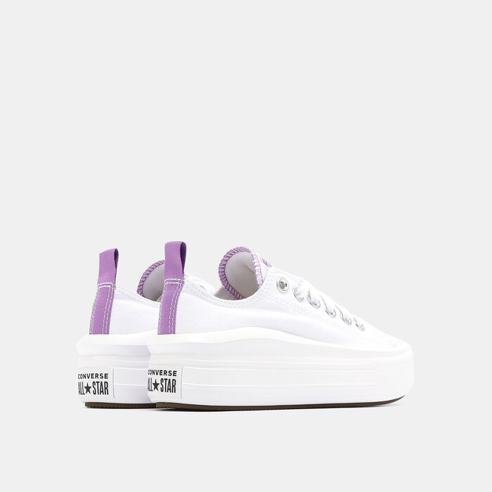 كونفرس حذاء تشاك تيلور اول ستار موف للاطفال (للأولاد والبنات) أبيض image number 2