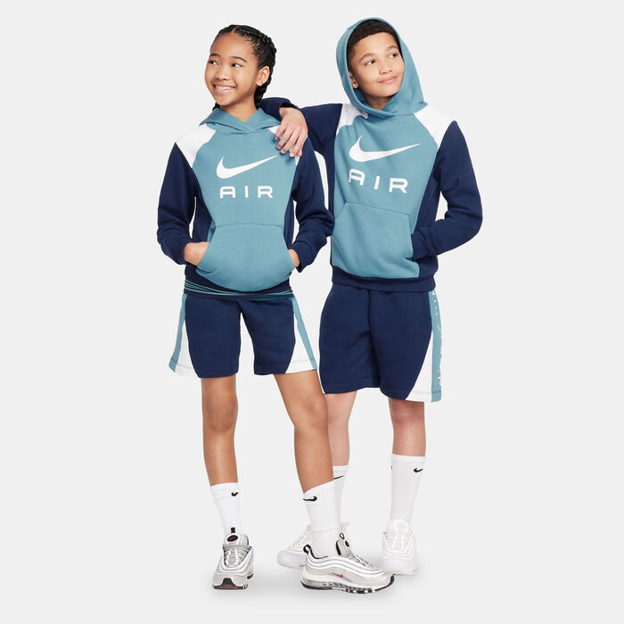 نايكي هودي اير للاطفال الكبار أزرق image number 2