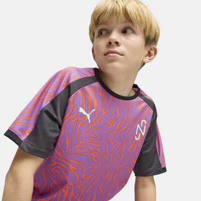 بوما تيشيرت تمرين كرة القدم نيمار جونيور كرياتيفيتي للأطفال بنفسجي