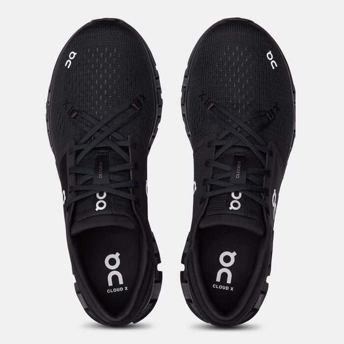 اون حذاء التدريب كلاود اكس 4 للرجال أسود image number 4
