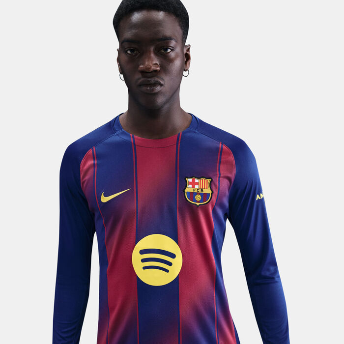 نايكي تيشيرت كرة القدم برشلونة 25/26 هوم ريبليكا للرجال أزرق image number 3