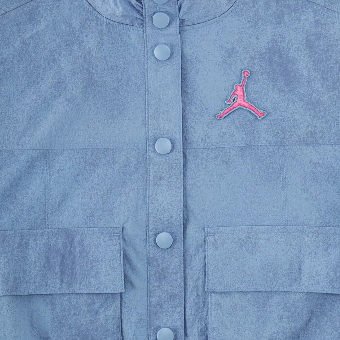 جوردن جاكيت جينز أند بليغ لوجو للأطفال أزرق image number 2