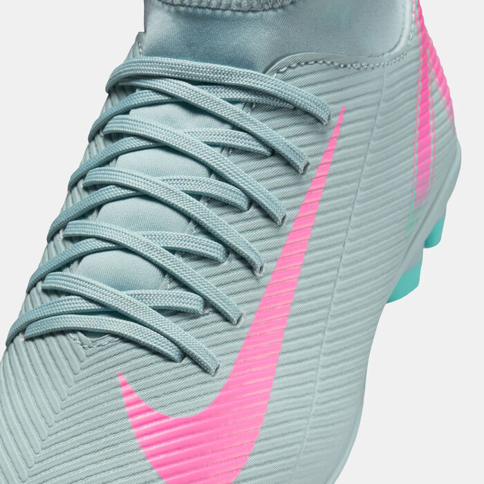 نايكي حذاء كرة القدم ميركوريال سوبرفلاي 10 كلوب لمختلف الأسطح للأطفال أخضر image number 4