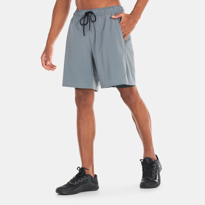 نايكي انليميتد شورت دراي-فت 18 سم (تقريبًا.) 2 في 1 فيرستايل للرجال رمادي