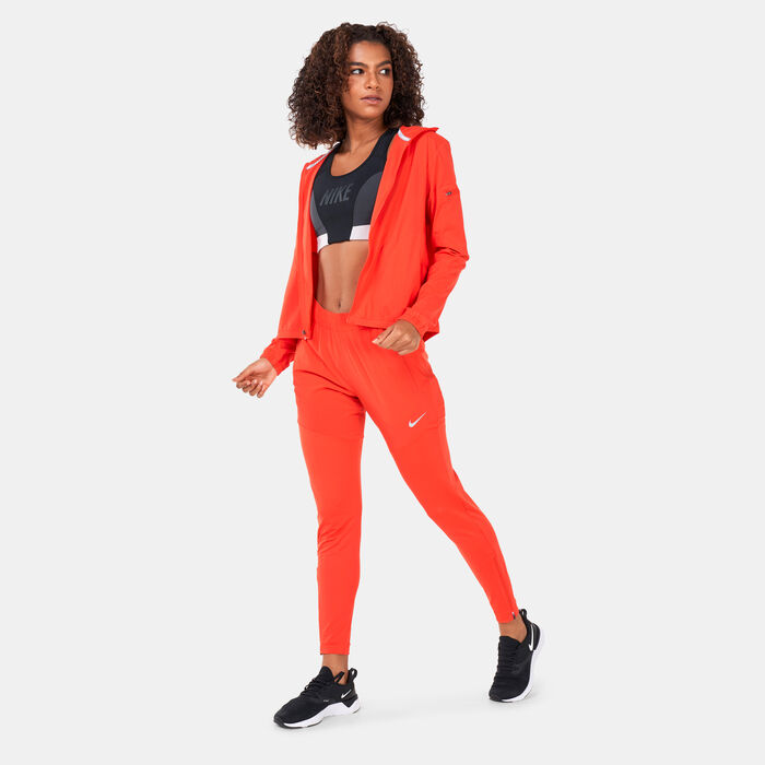 نايكي بنطال اسنشل رانينج للنساء أحمر image number 2