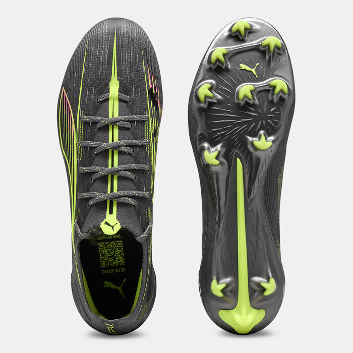 بوما حذاء كرة القدم ULTRA 5 ULTIMATE فيرم جراوند للرجال أصفر image number 3