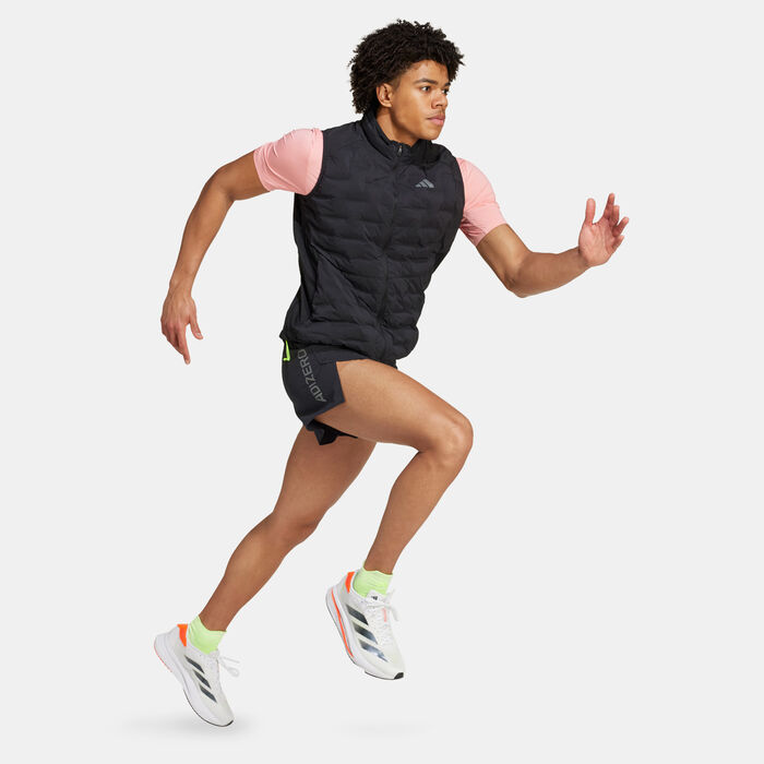 اديداس سترة الجري اديزيرو بادد للرجال أسود image number 2