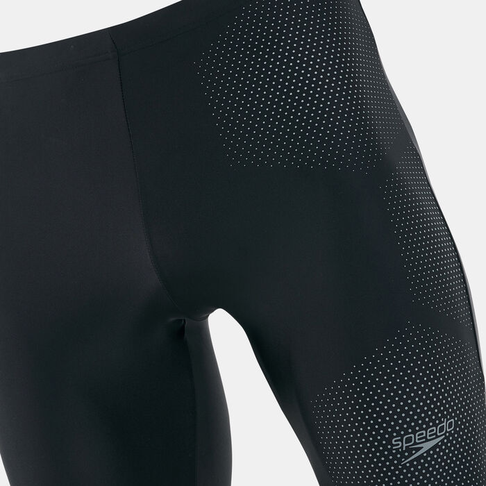 سبيدو شورت السباحة هيكساجونال تك بليسمينت للرجال أسود image number 2