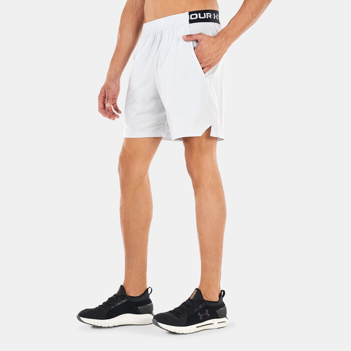 اندر ارمر شورت التمرين فانيش للرجال رمادي image number 0