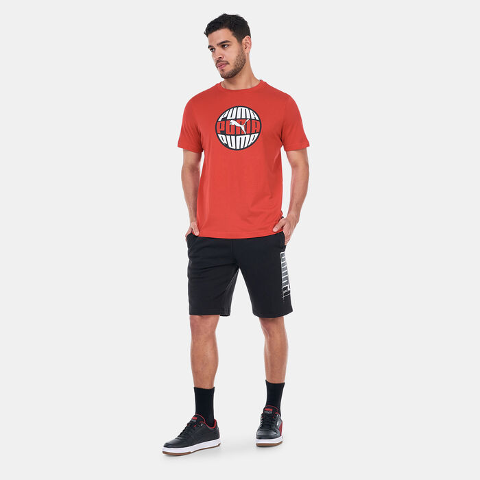 بوما تيشيرت جرافيكس سيركيولار للرجال أحمر image number 2