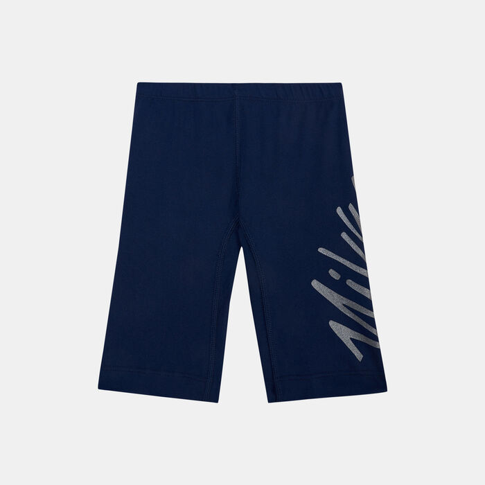 نايك سويم شورت السباحة للاطفال أزرق image number 0