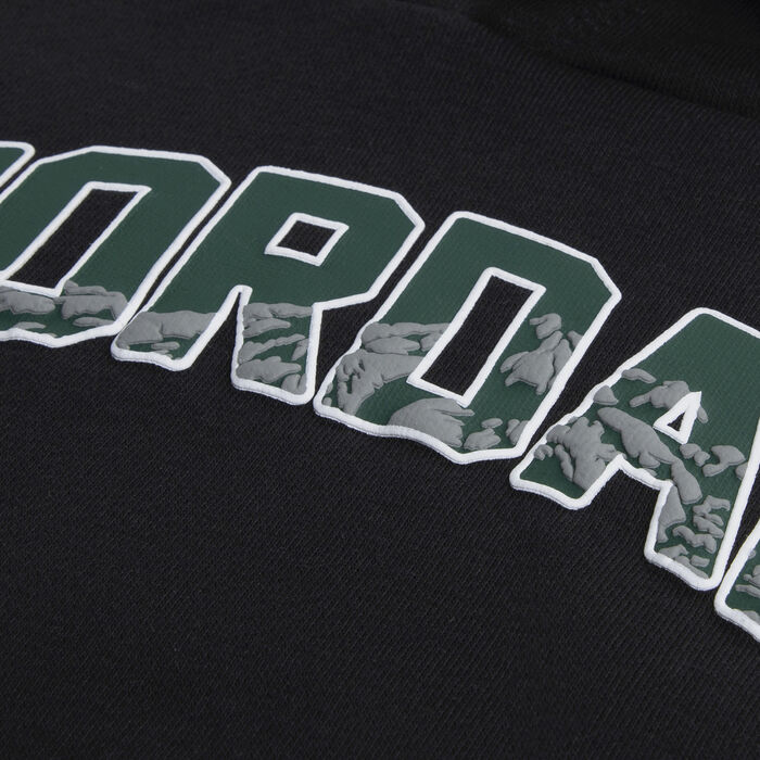 نايكي طقم هودي وبنطال AJ1 جيفت جيفينغ للأطفال أسود image number 3