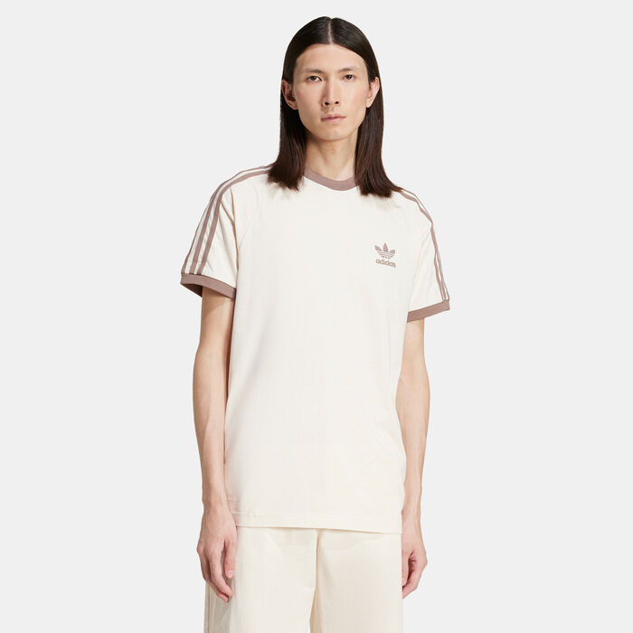 اديداس اورجينال تيشيرت أديكولور كلاسيكس 3-ستريبس للرجال بيج image number 0