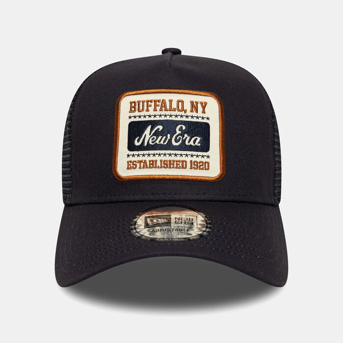 نيو ايرا قبعة باتش تراكر للرجال أزرق image number 0