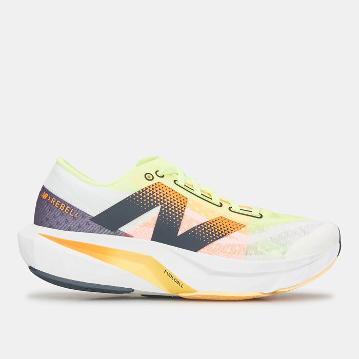 نيو بالانس حذاء الجري ريبيل v4 للنساء أبيض image number 0