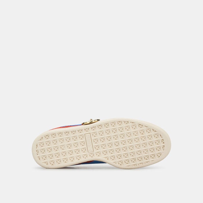 بوما حذاء x ون-بيس سويد للاطفال أزرق image number 4