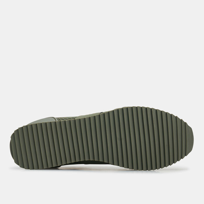 اي ايه 7 امبوريو ارماني حذاء بلاك اند وايت للرجال أخضر image number 4