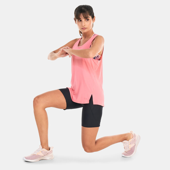 اندر ارمر تيشيرت UA ايزو-تشل ليزر تانك للنساء وردي image number 2