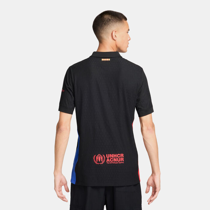 نايكي تيشيرت كرة القدم FC برشلونة 24/25 الاحتياطي اوثنتك للرجال أسود image number 1