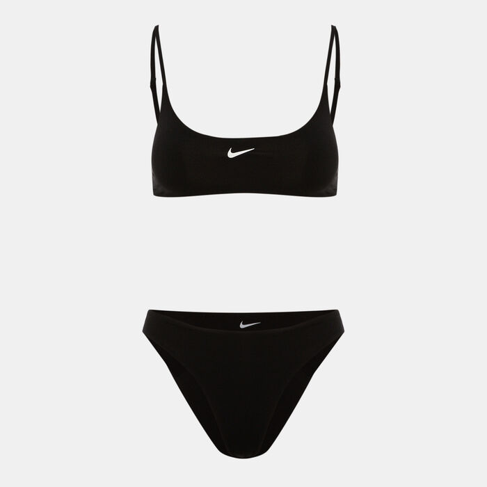 نايك سويم طقم بيكيني براليت للنساء أسود image number 0