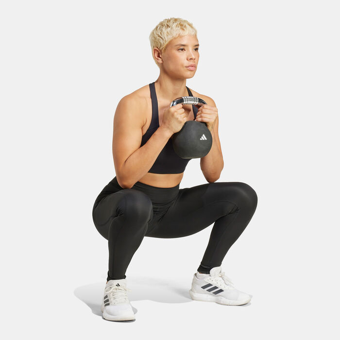 اديداس بنطال تدريب اوبتيم بطول كامل للنساء أسود image number 2