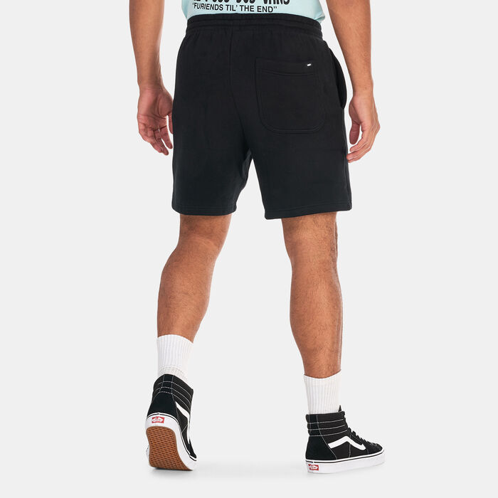 فانس شورت كومفي-كوش ريلاكسد فليس للرجال أسود image number 1