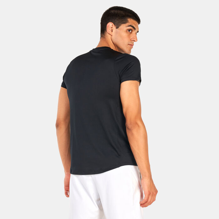 نايكي تيشيرت بولو كورت فليكس جراند سلام التميت للرجال أسود image number 1