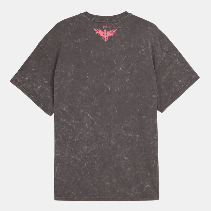 بوما تيشيرت لاميلو ستار فيجن جرافيك للرجال رمادي image number 1