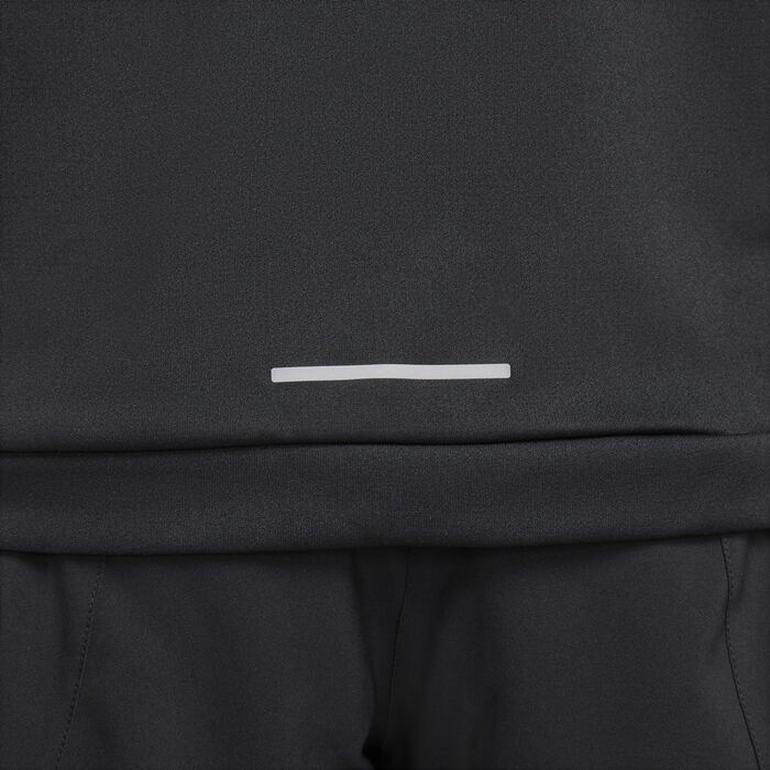 نايكي سووش تيشيرت ميدليار دراي-فت بربع سحاب للنساء أسود image number 4