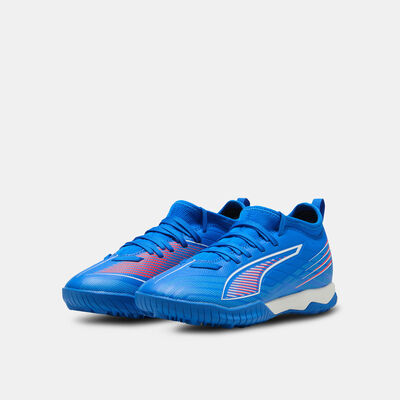 بوما حذاء كرة قدم الترا 6 ماتش للأطفال لملاعب العشب الصناعي أزرق
