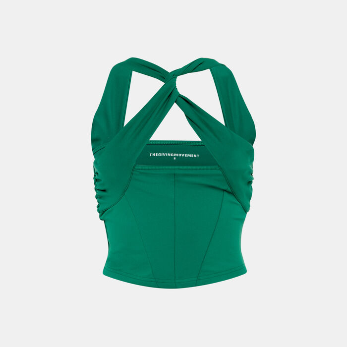 ذا چيفينج موڤمنت مشد كورسيت سوفتسكين100© 2 في 1 للنساء أخضر image number 0