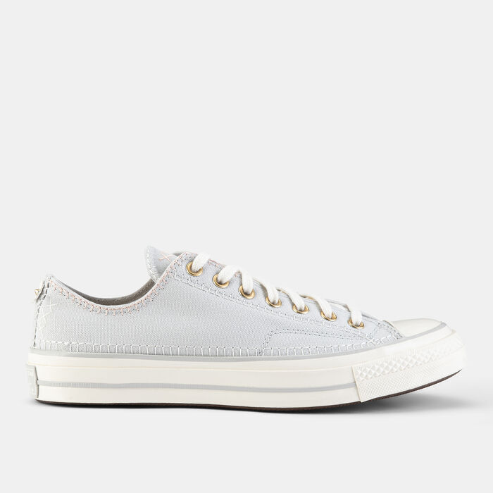 كونفرس حذاء تشاك 70 بخياطة مزخرفة للجنسين بنى image number 0